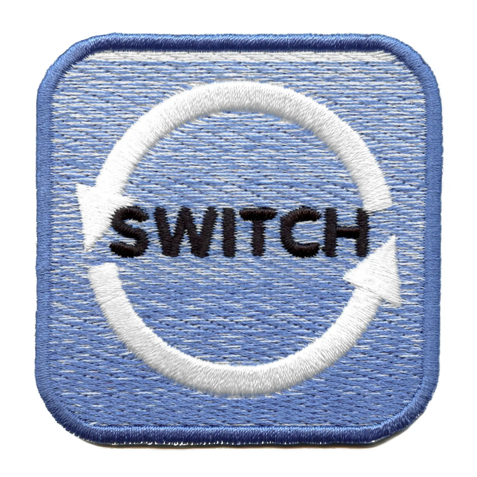 Switch Arrows Tag Patch Pride Role Preference Embroidered Iron On