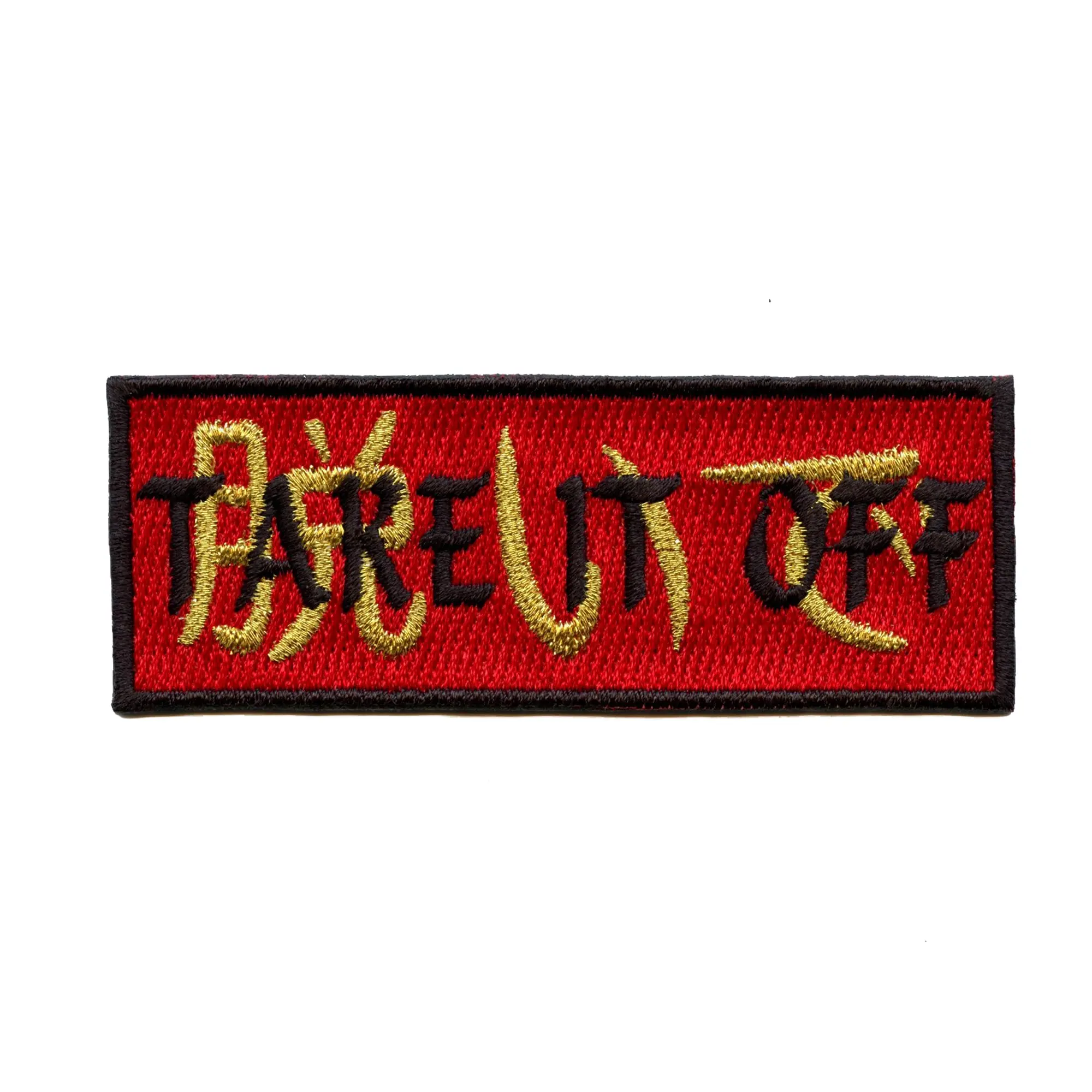 Take It Off Patch Underground Crown Rap Embroidered Iron On