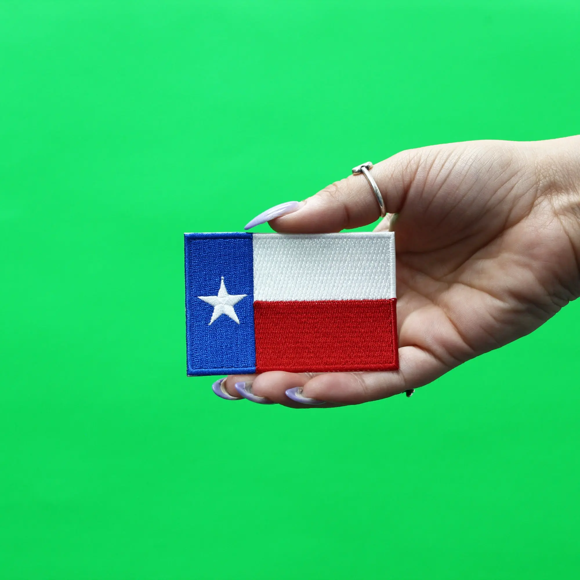 Texas Embroidered State Flag Patch - Image 2