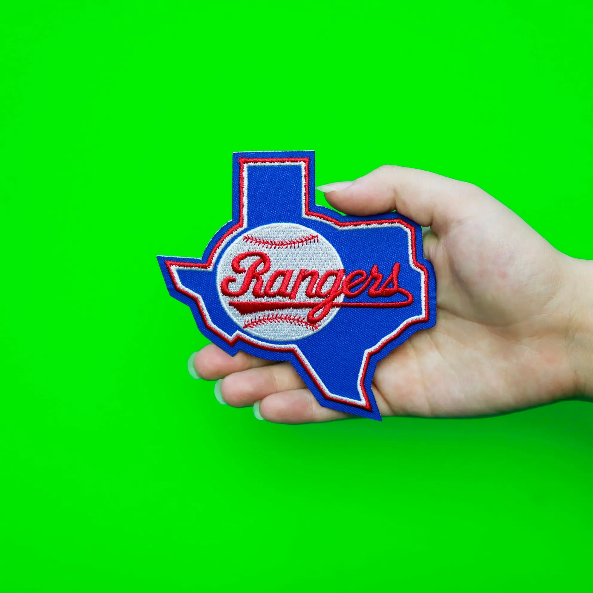 Texas Rangers Throwback Primary Team Logo Patch (1984-1993) - Image 2