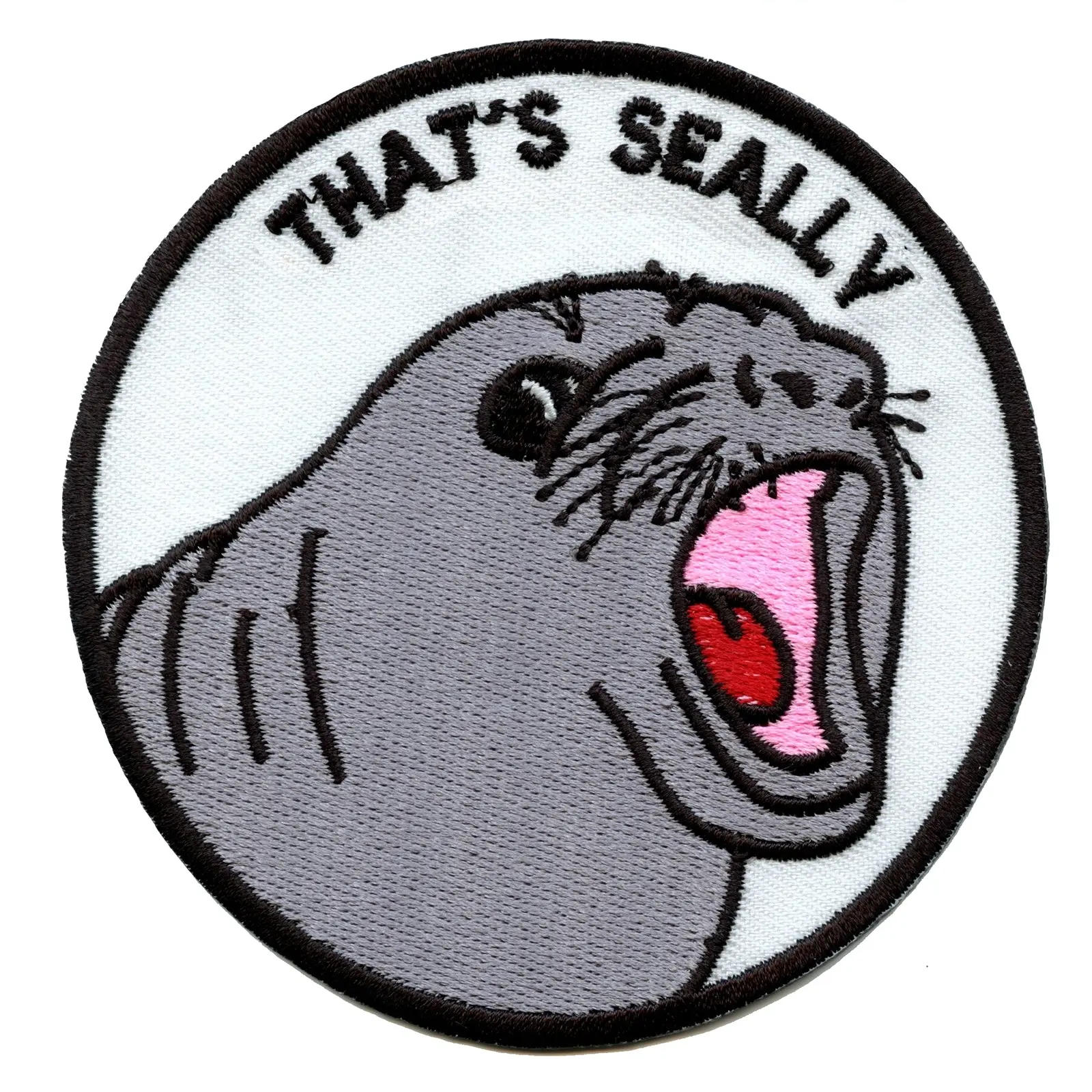 That's Seally Iron On Patch