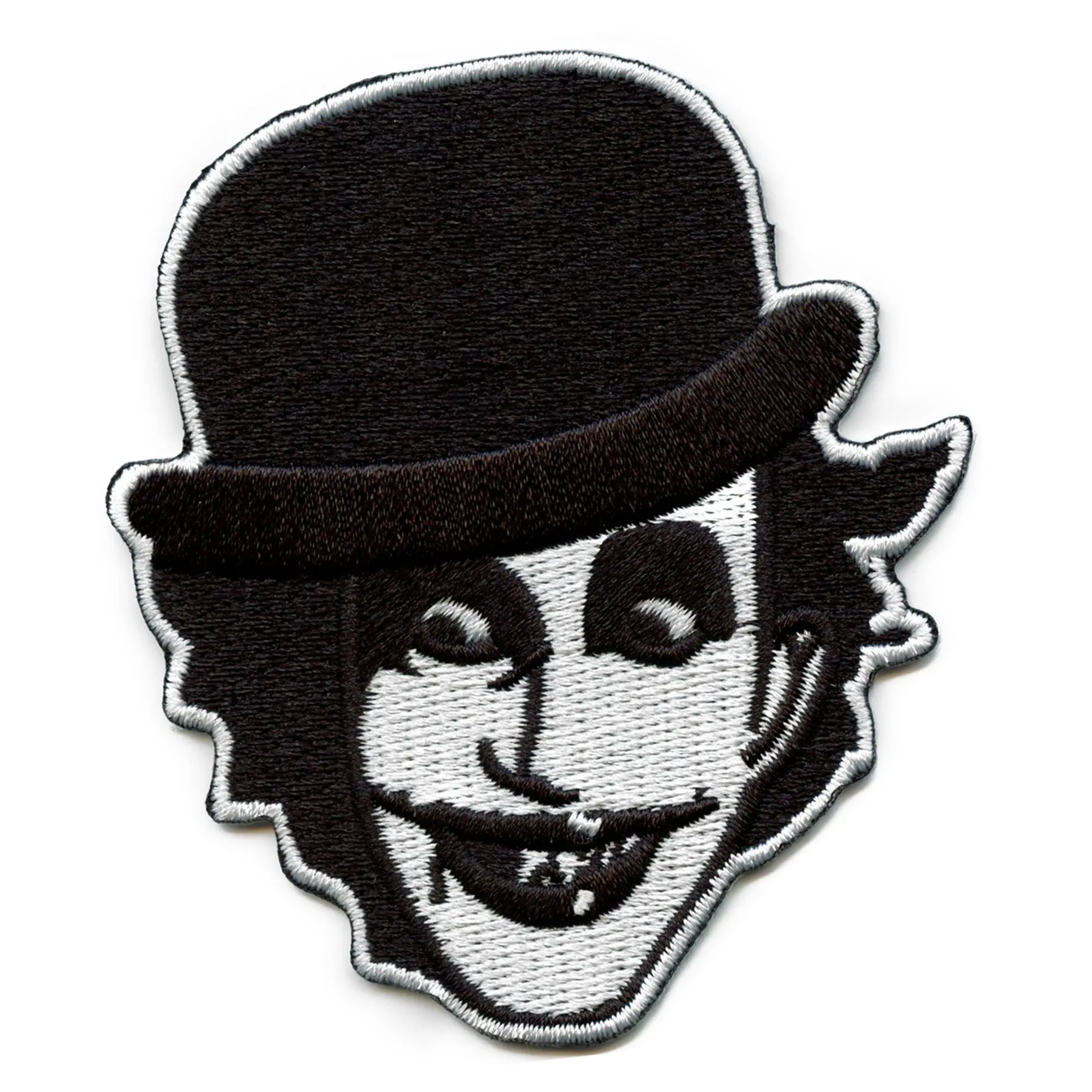 The Adicts Patch Creepy Face Logo Embroidered Iron On