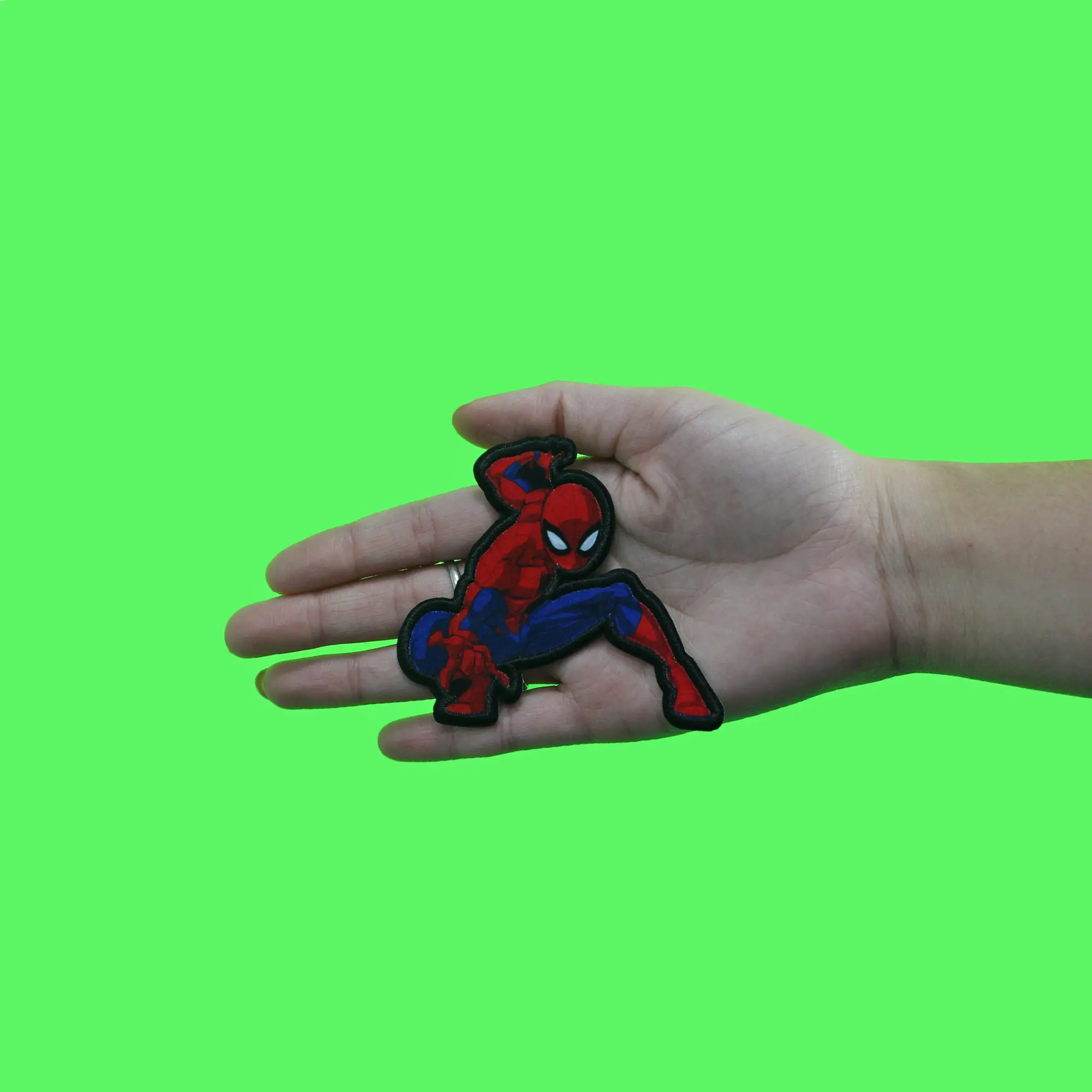 The Amazing Spiderman Patch Aiming Pose Marvel Sublimated Iron On - Image 3