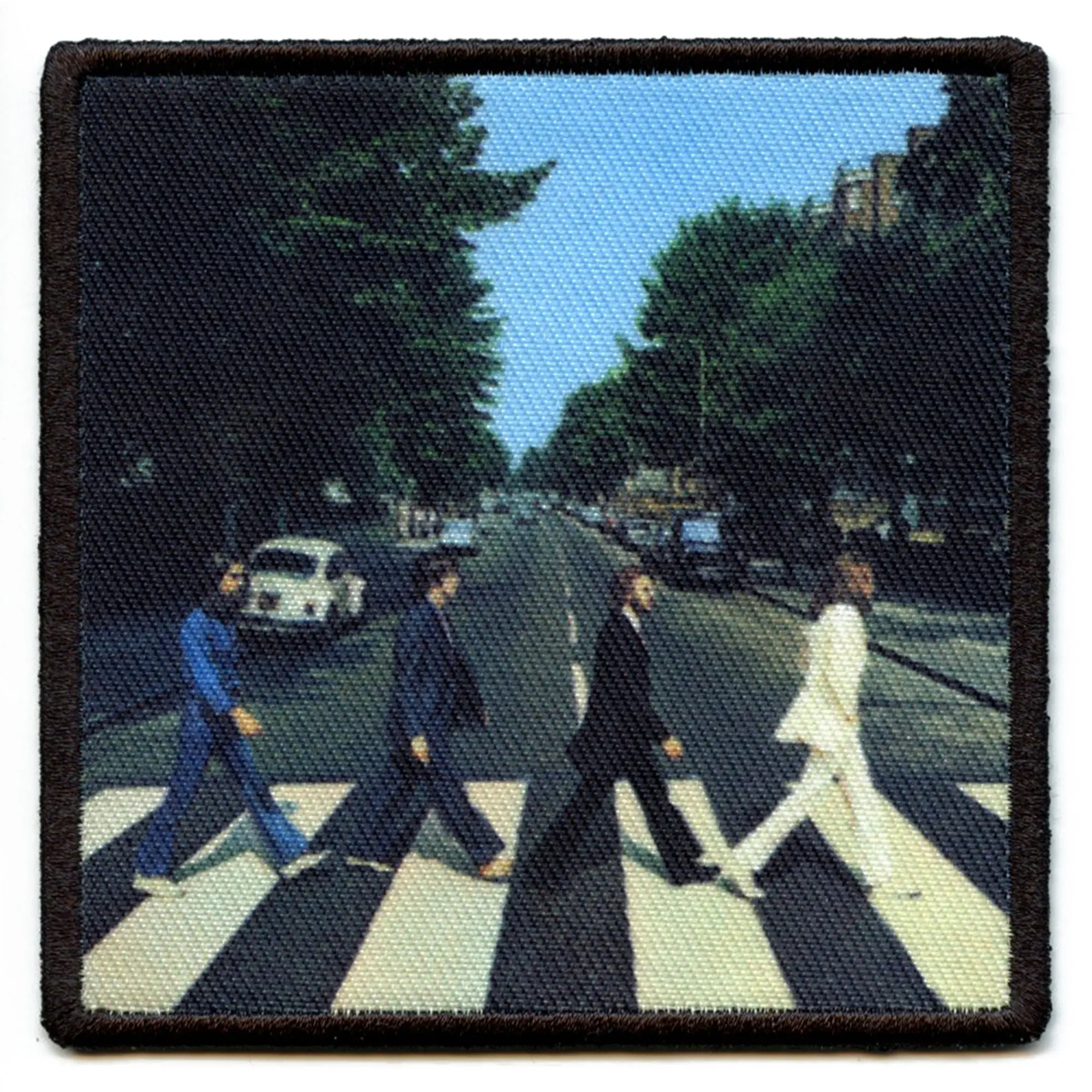 The Beatles Abbey Road Album Cover Patch Iconic Rock Band Iron On