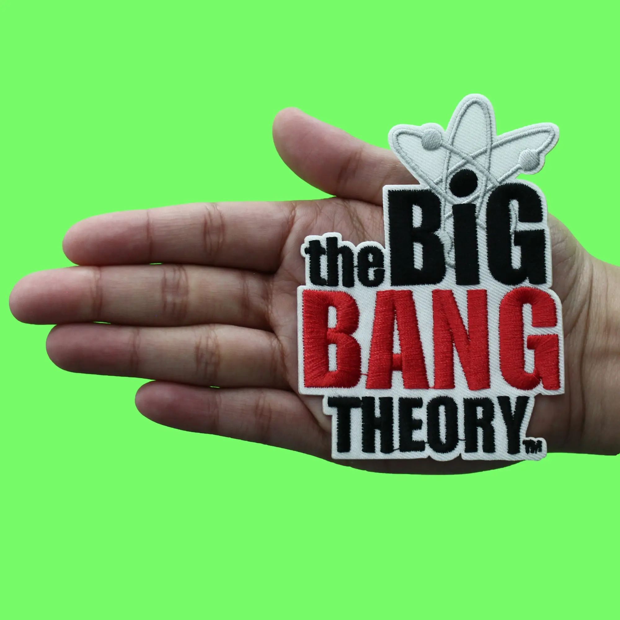 The Big Bang Theory Logo Patch Classic TV Show Embroidered Iron On - Image 2
