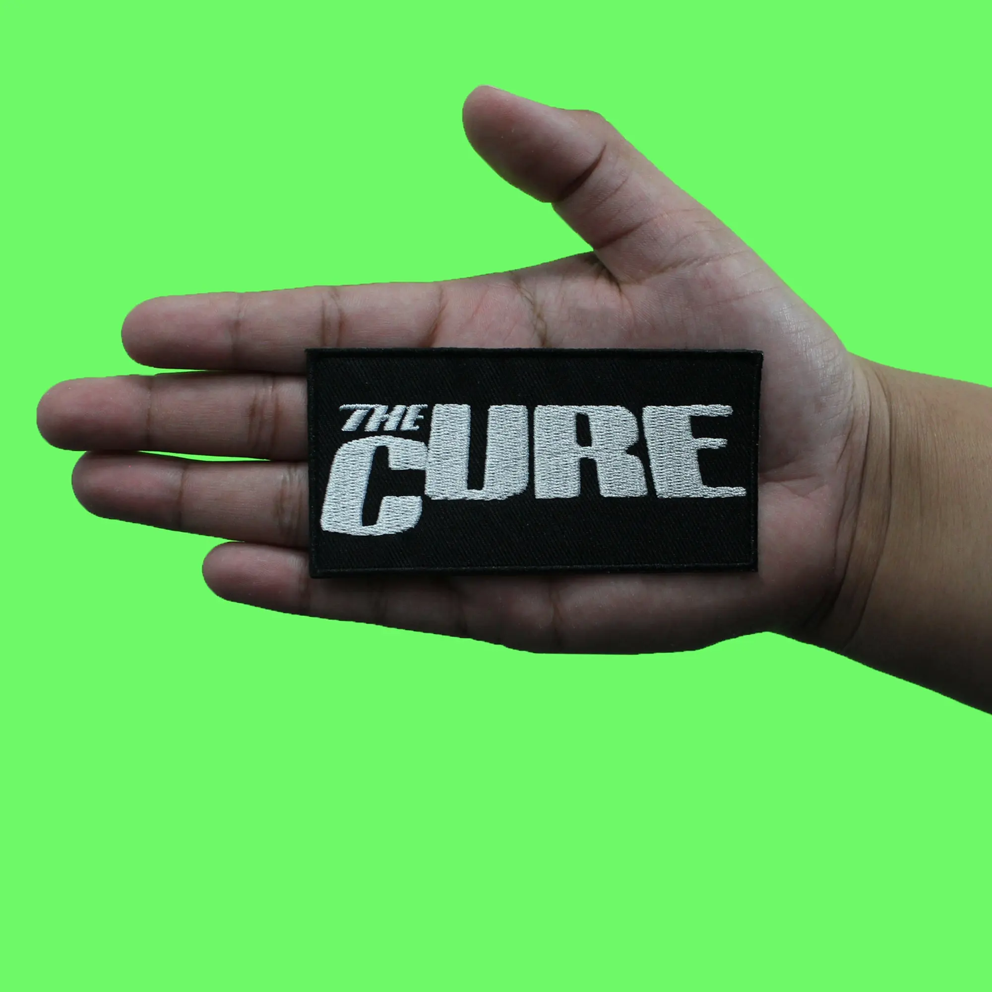 The Cure Box Logo Patch English Rock Band Embroidered Iron On - Image 2