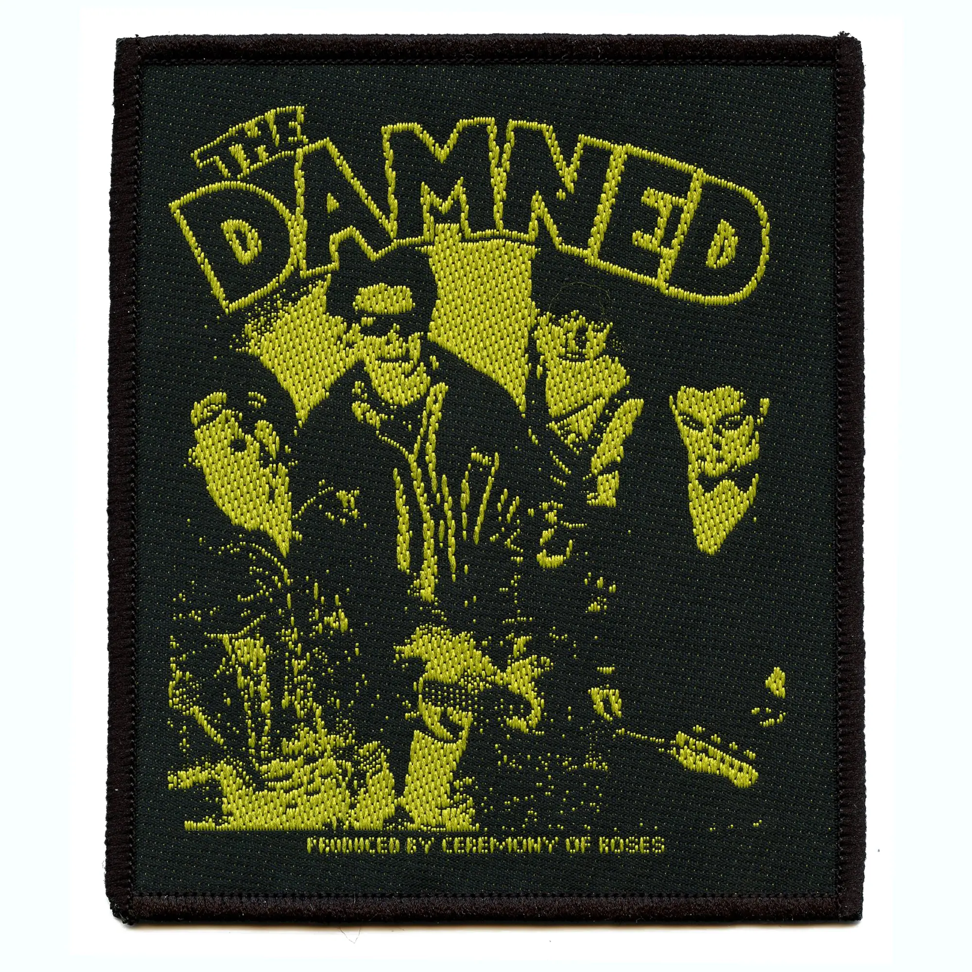 The Damned Album Patch Grunge Rock Band Woven Sew On