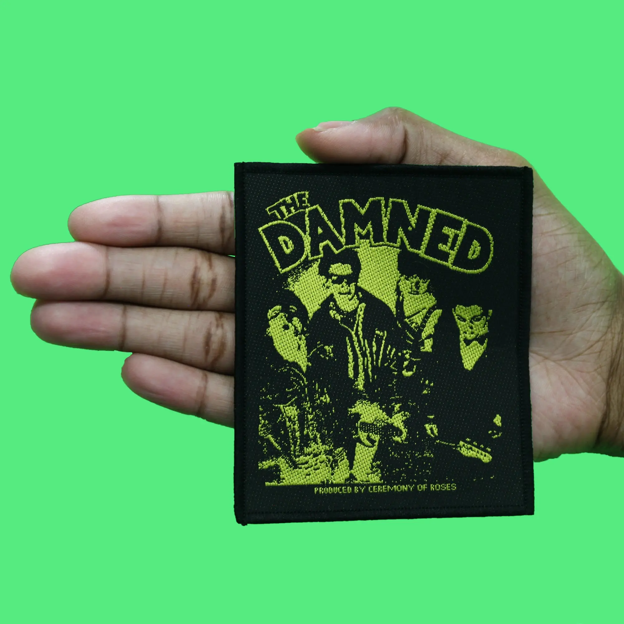 The Damned Album Patch Grunge Rock Band Woven Sew On - Image 2