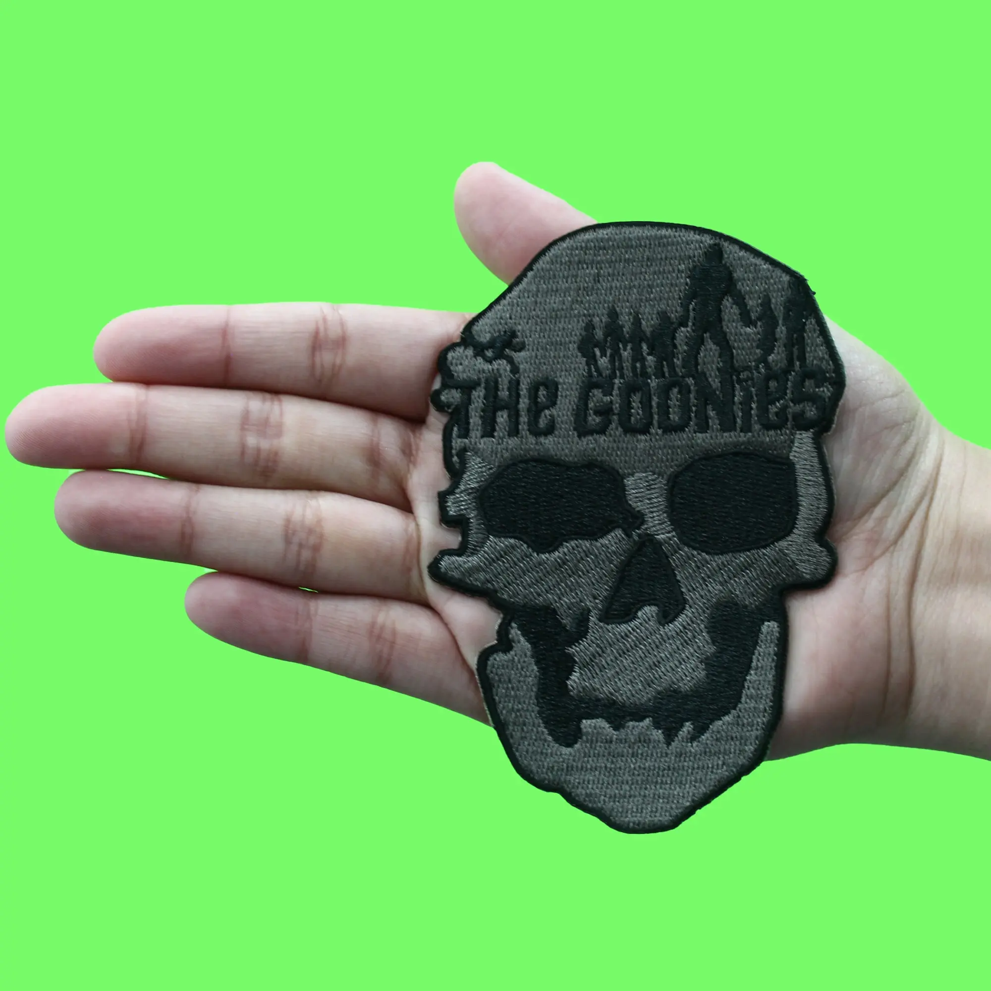 The Goonies Movie Patch Skull Logo Embroidered Iron On - Image 2