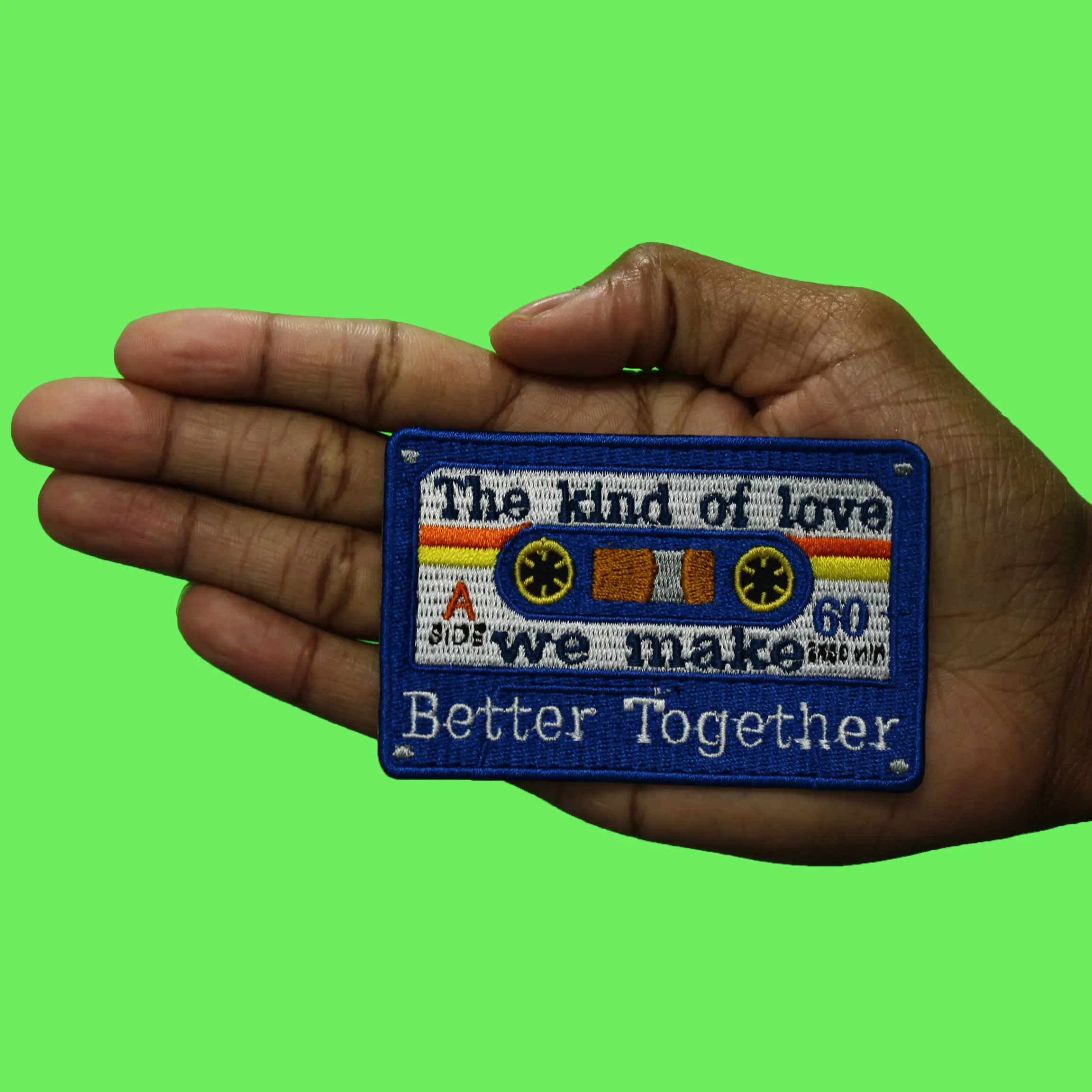The Kind of Love We Make Patch Country Better Together Embroidered Iron - Image 2