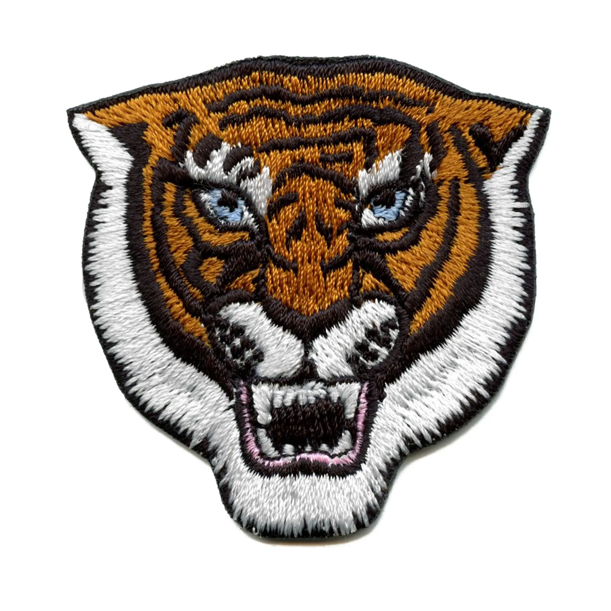 Tiger Head Embroidered Iron On Patch - Image 3
