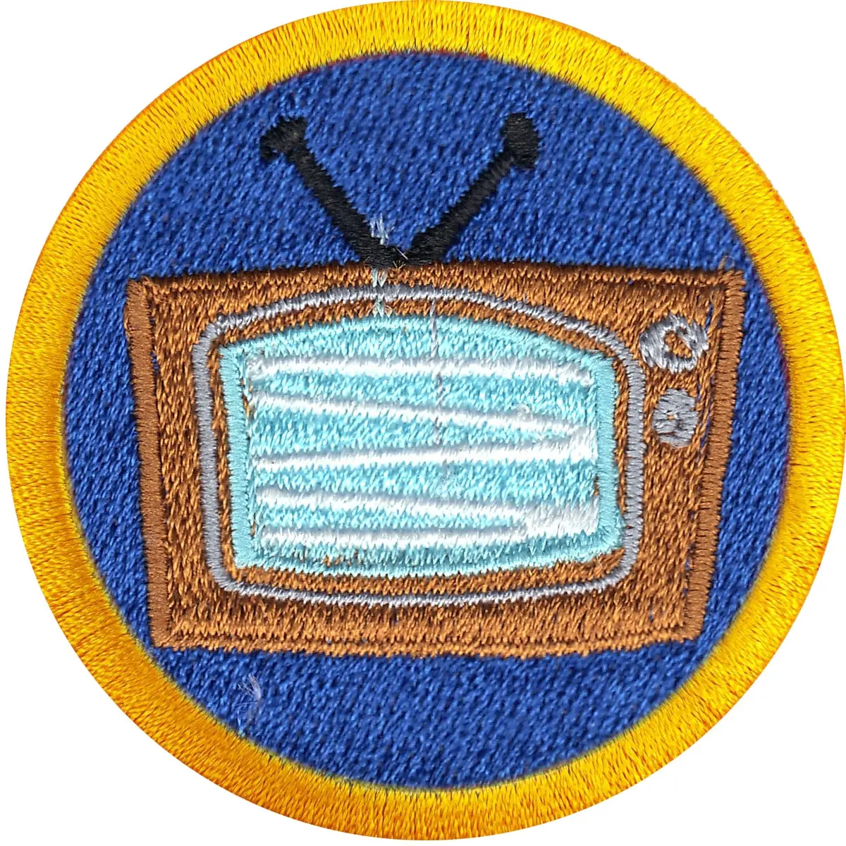 TV Broadcasting Wilderness Scout Merit Badge Iron on Patch