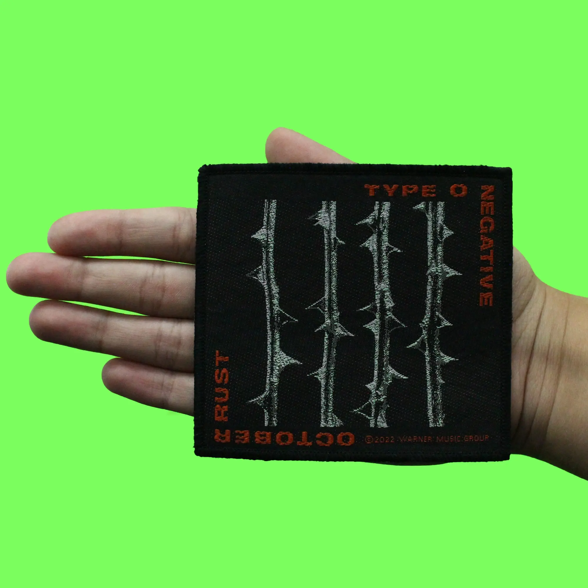 Type O Negative Patch October Rust New York Woven Sew On - Image 2