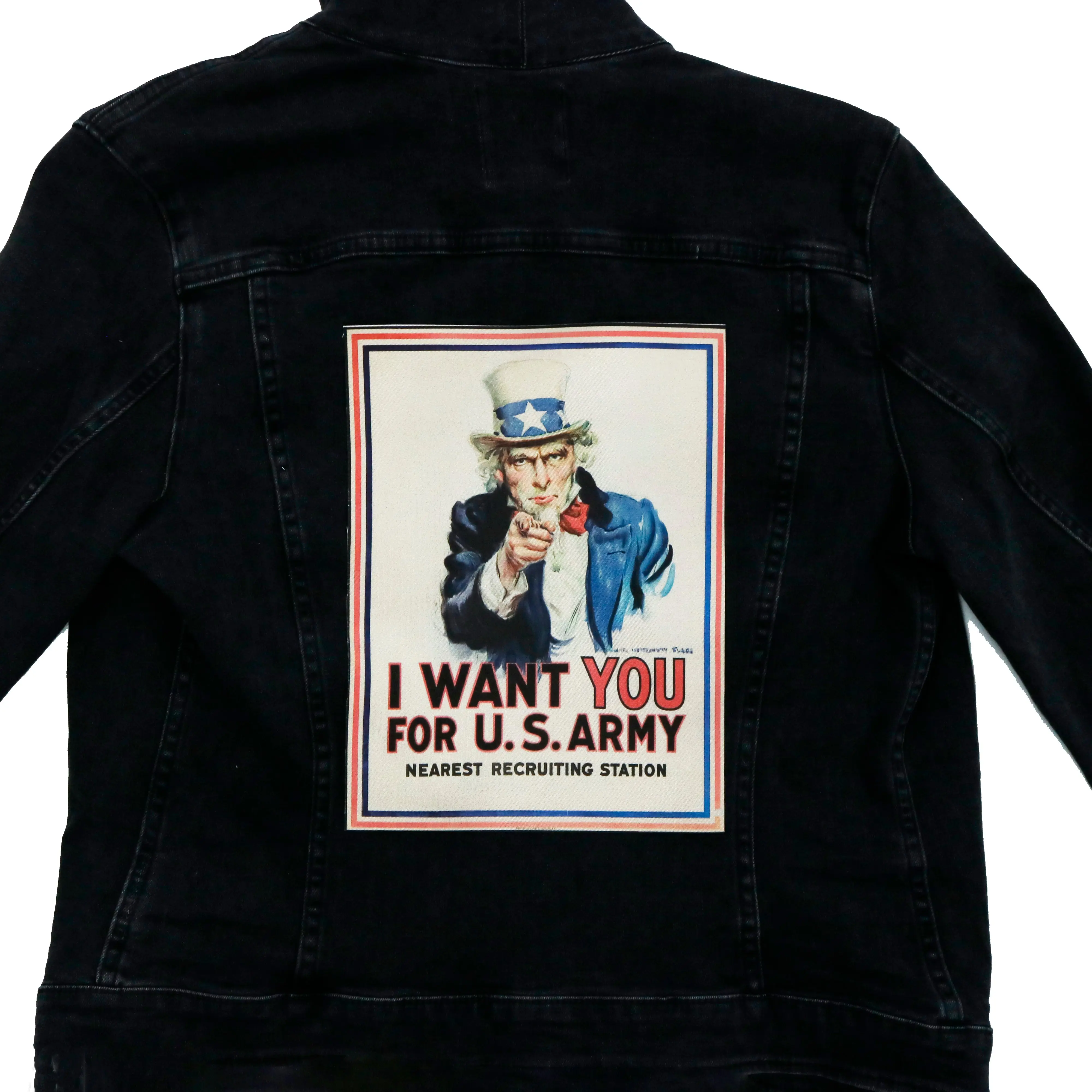 Uncle Sam Poster "I Wan't You" Iron-On FotoPatch - Image 2