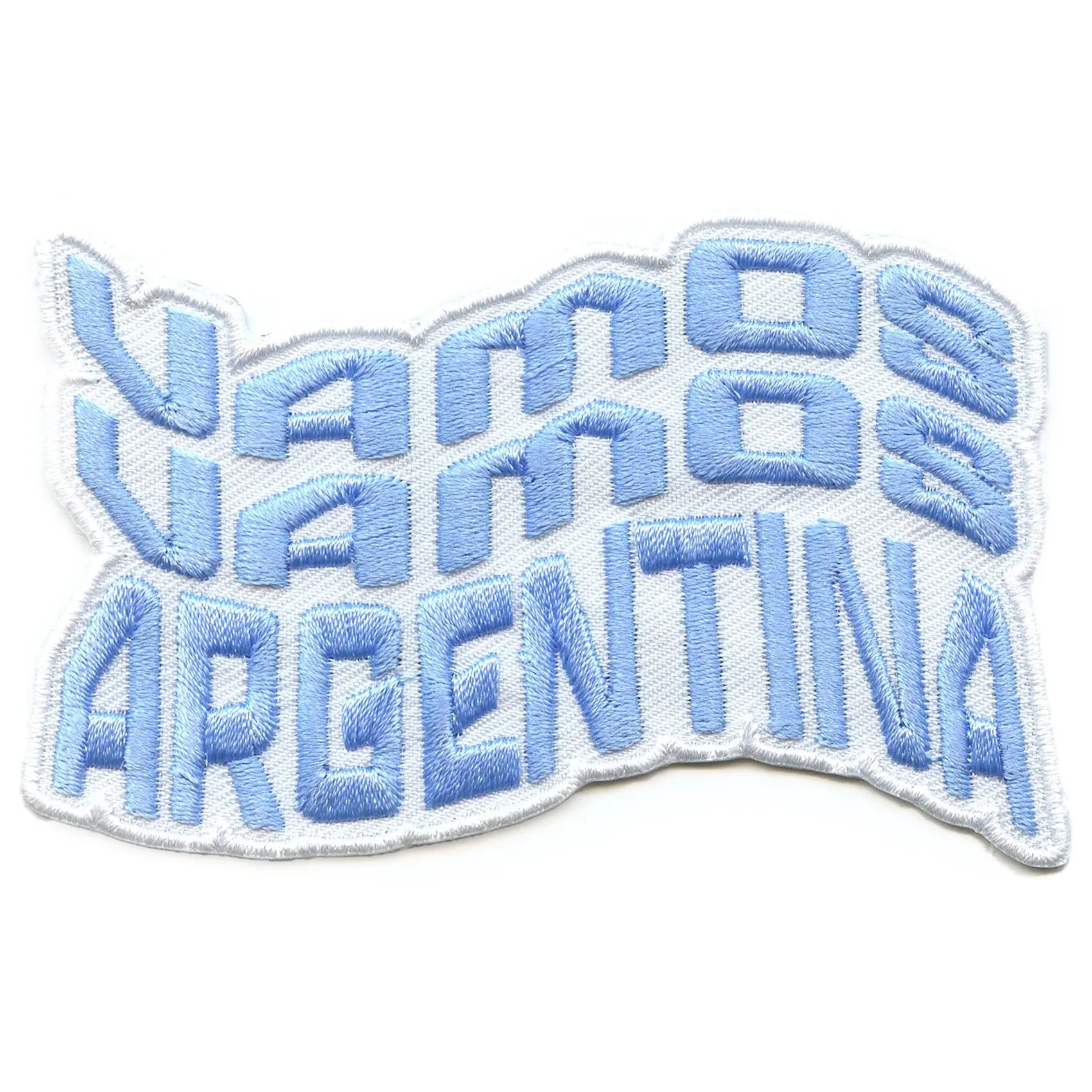 Vamos Argentina Fan Chant Patch Country Soccer Pride Embroidered Iron On