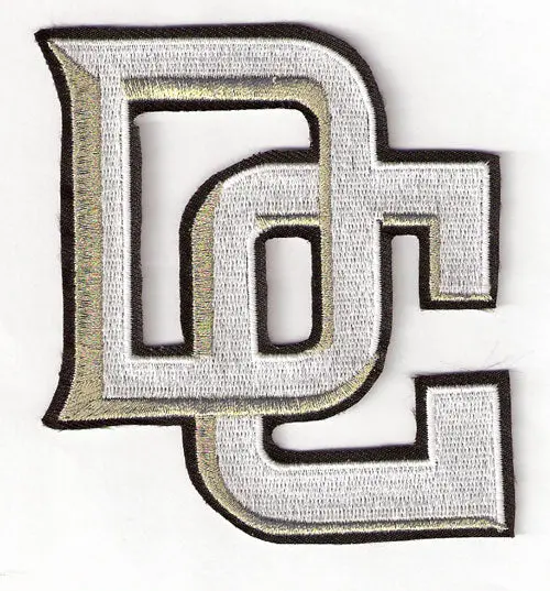 Washington Nationals DC Sleeve Patch (White 2009 - 2010)