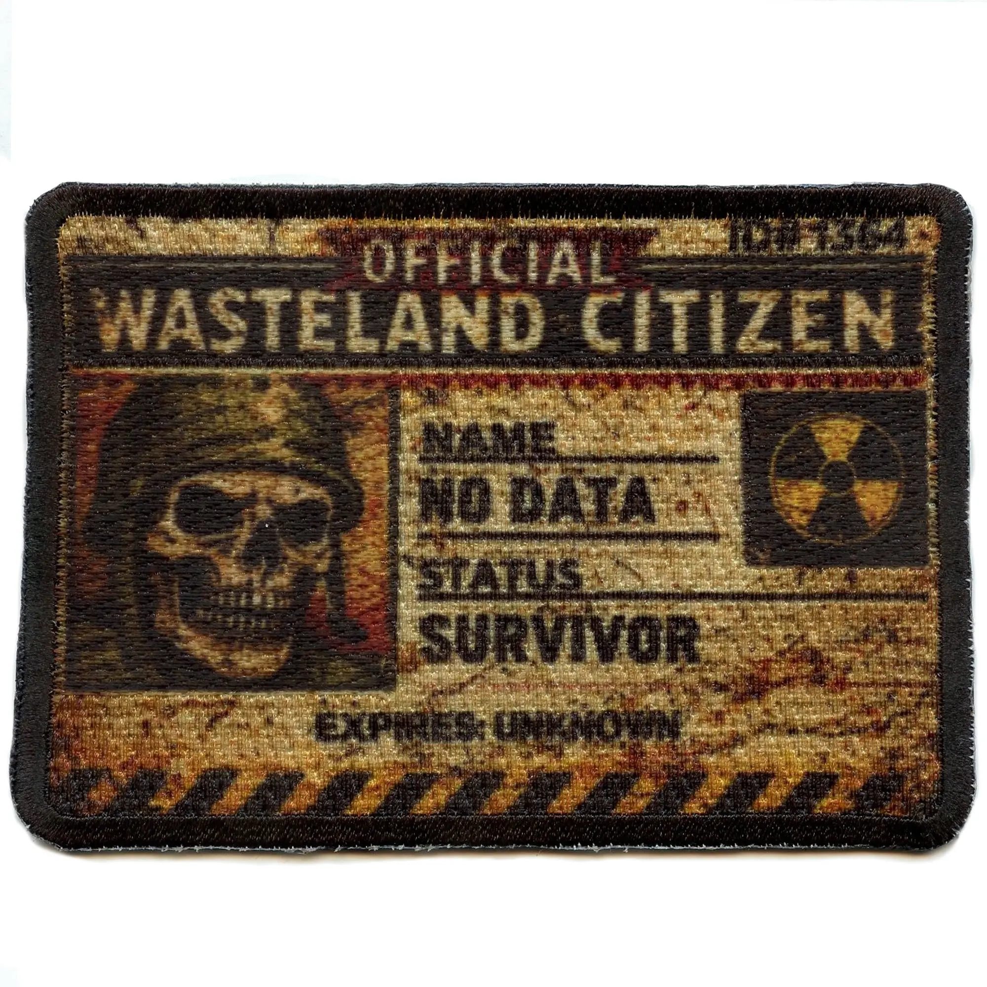 Wasteland Citizen Survivor Patch Action War Video Game Sublimation Iron On